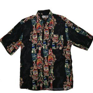 Monticerutti Men's Hawaiian Shirt Medium Beers